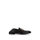 Gucci Men's Brixton Tiger-patch Leather Loafers - Black