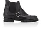 Manolo Blahnik Women's Traba Leather Chelsea Boots