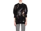 Givenchy Women's Wave-pattern Wool-blend Oversized Sweater