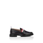 Thom Browne Men's Floral Leather Penny Loafers-black
