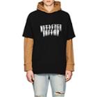 Stampd Men's Bleached Dreams Cotton Jersey T-shirt-black