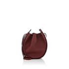 The Row Women's Leather Drawstring Pouch - Burgandy