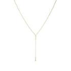 Jennifer Meyer Women's White Diamond Bar Lariat Necklace