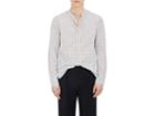 Lemaire Men's Striped Cotton Poplin Shirt