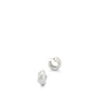 Agmes Women's Celia Small Hoop Earrings - Silver