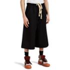 Loewe Men's Drop-rise Wide-leg Wool Drawstring Shorts - Black