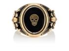 Alexander Mcqueen Men's Skull Signet Ring