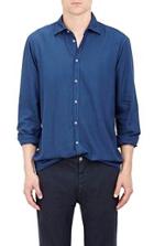 Massimo Alba Flannel Shirt-blue