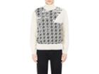 Maison Margiela Men's Disappearing-houndstooth Mohair-blend Sweater