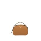 Prada Women's Odette Leather Shoulder Bag - Caramel