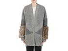 Stella Mccartney Women's Fur-free Fur Virgin Wool Cardigan