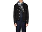 Barneys New York Men's Checked Cashmere Flannel Scarf