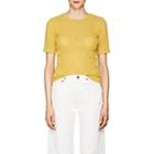 Simon Miller Women's Enna Cotton-blend T-shirt-gold