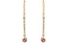 Jennifer Meyer Women's Pink Sapphire & Diamond Mini Stick Drop Earrings