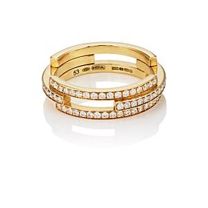 Dauphin Women's Small Volume Ring - Gold