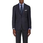 Canali Men's Capri Checked Wool Two-button Sportcoat-navy