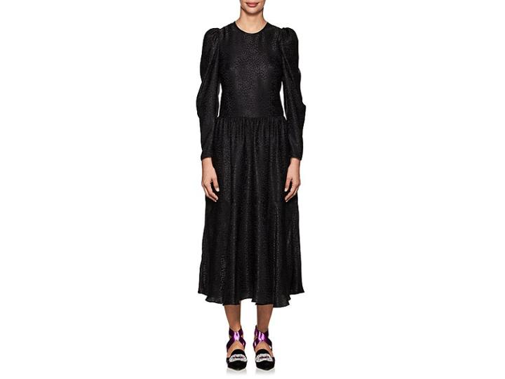 Stella Mccartney Women's Silk Jacquard Midi-dress