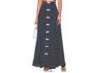Rebecca De Ravenel Women's Lolita Polka Dot Silk Maxi Skirt