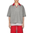 Fear Of God Men's Cotton-blend French Terry Polo Sweatshirt-gray