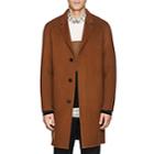 Theory Men's Double-faced Cashmere Coat-camel