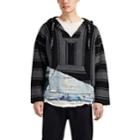 Greg Lauren X Alanui Men's Mixed-fabric Baja Sweatshirt - Black