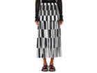 Proenza Schouler Women's Jacquard Knife-pleated Long Skirt
