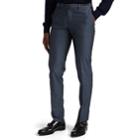 Pt01 Men's Cotton Twill Super-slim Trousers - Gray