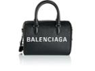 Balenciaga Women's Ville Leather Bowling Bag