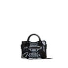 Balenciaga Women's Leather Mini Classic City Bag - Black