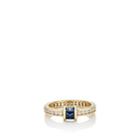 Retrouvai Women's Barrel Ring - Blue