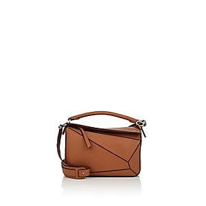 Loewe Women's Puzzle Medium Leather Shoulder Bag - Beige, Tan