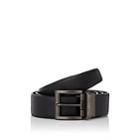 Prada Men's Reversible Leather Belt - Black
