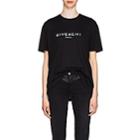 Givenchy Women's Logo Cotton Oversized T-shirt - Black