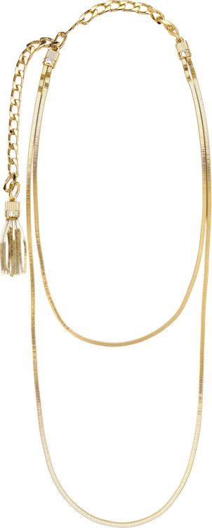 Lanvin Art Deco Double-strand Long Necklace-colorless