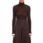 By. Bonnie Young Women's Cashmere-silk Turtleneck Sweater - Wine