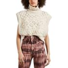 Isabel Marant Women's Minea Mixed-knit Wool Sweater - Cream