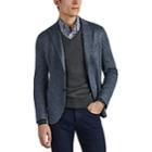 Luciano Barbera Men's Mlange Knit Wool-blend Two-button Sportcoat - Medium Gray