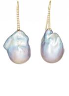 Samira 13 Women's Baroque Freshwater Pearl Drop Earrings