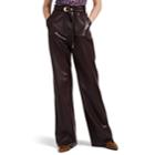 Nanushka Women's Kisa Vegan-leather Pants - Dk. Purple