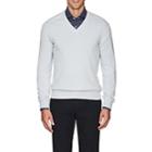 Barneys New York Men's Cashmere V-neck Sweater-lt. Blue