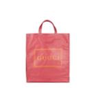 Gucci Men's Logo Coated Canvas Tote Bag - Pink