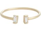 Loren Stewart Women's Baguette Diamond & Gold Cuff Ring