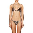 Dolce & Gabbana Women's Leopard-print Triangle Bikini Top - Leopard