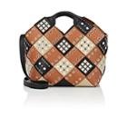 Loewe Women's Woven Basket Bag-tan, Black