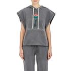 Electric & Rose Women's Logo-embroidered Cotton Terry Sweatshirt-gray