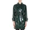 Prada Women's Faux Patent Leather Trench Coat
