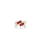 Retrouvai Women's Ruby Wrap Ring
