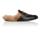 Gucci Men's Princetown Leather Slippers - Black