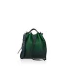 J.w.anderson Women's Drawstring Leather Bucket Bag-green