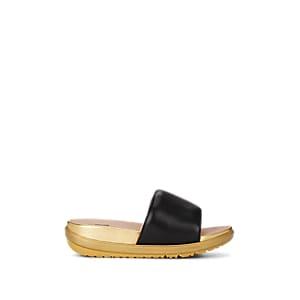 Fitflop Limited Edition Women's Loosh Leather Slide Sandals - Black